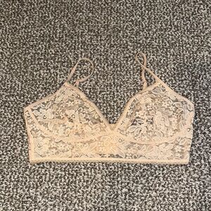 INC Elegant Lace Bralette in Cream